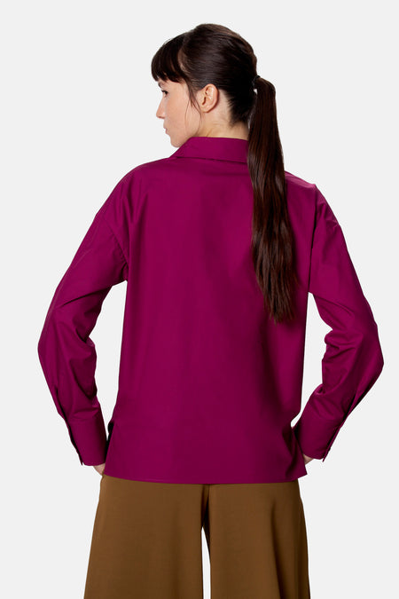 Blouse à manches longues - Mauve