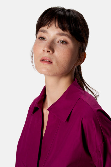Blouse à manches longues - Mauve