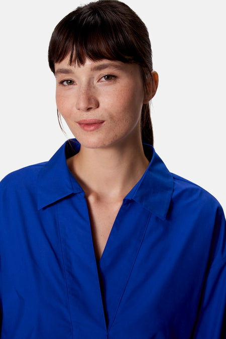 Blouse à manches longues - bleu