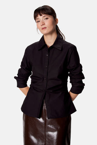 Blouse à manches longues - noir