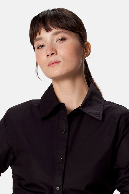 Blouse à manches longues - noir