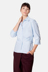 Blouse à manches longues - bleu