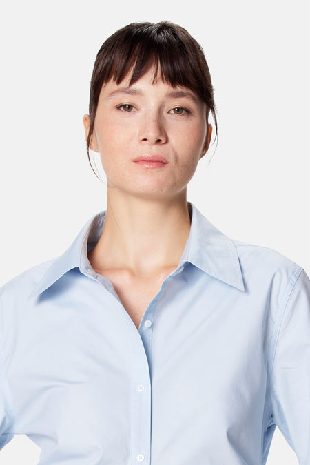 Blouse à manches longues - bleu