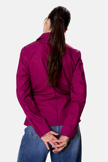 Blouse à manches longues - violet