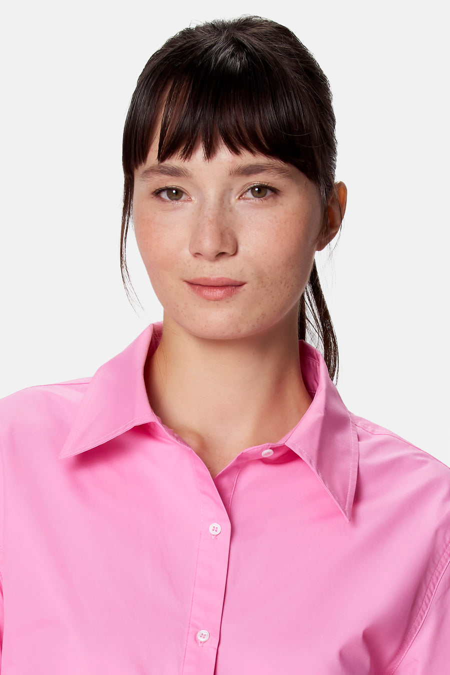 Blouse à manches longues - rose