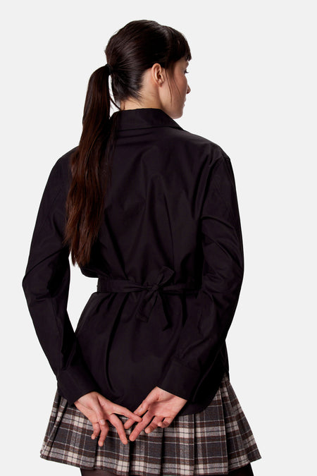 Blouse à manches longues - noir