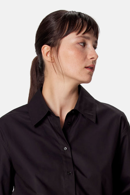 Blouse à manches longues - noir