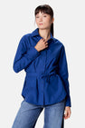 Blouse à manches longues - bleu