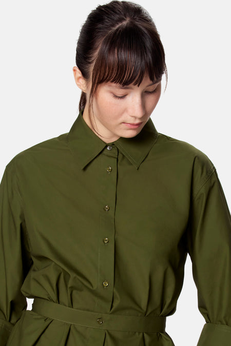 Blouse à manches longues - vert