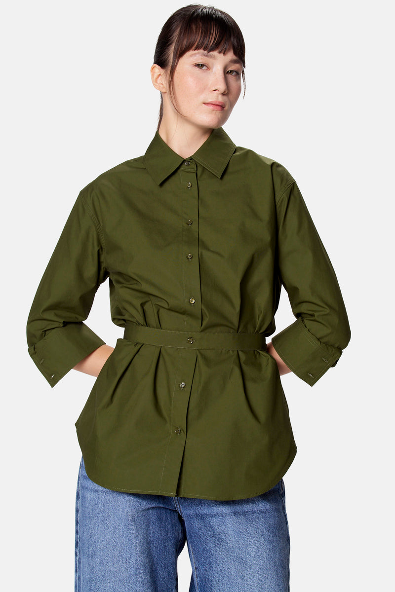 Blouse à manches longues - vert
