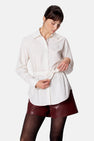 Blouse à manches longues - blanc