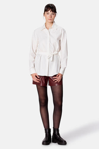 Blouse à manches longues - blanc