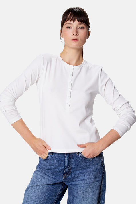 T-shirt à manches longues - blanc