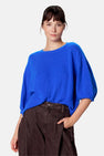Pull à manches courtes - bleu