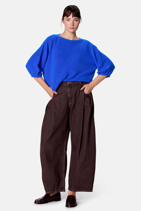 Pull à manches courtes - bleu