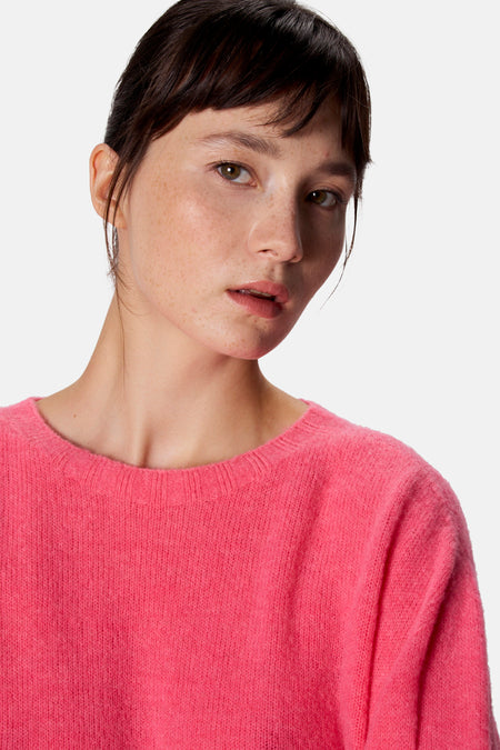Pull à manches courtes - rose