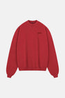 Sweat col O - rouge