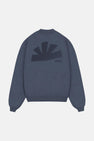 Sweat col O - bleu