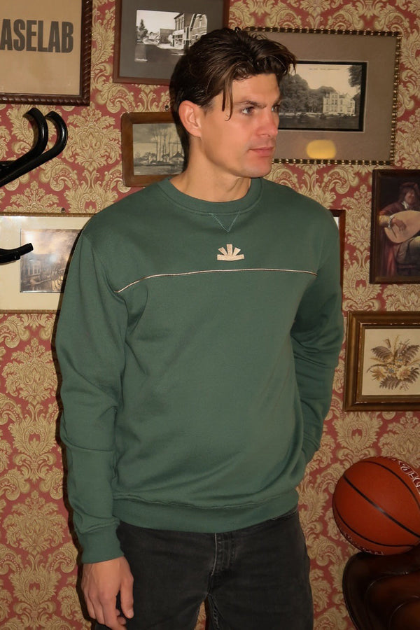 Sweat col O Vert - BASELAB