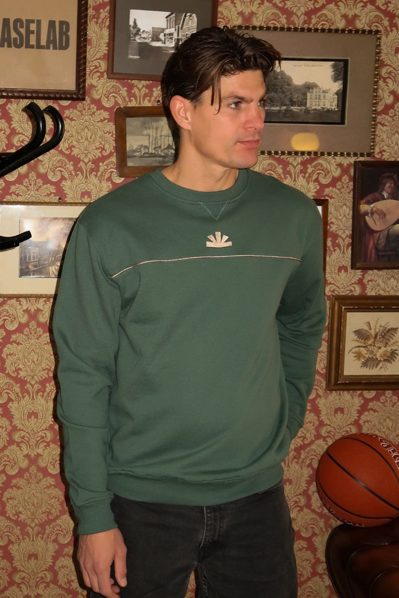 Sweat col O Vert - BASELAB