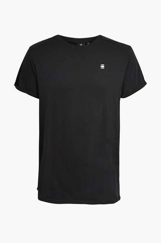 T-shirt noir de G-Star RAW, à manches courtes et avec un petit logo sur la poitrine.