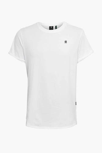 T-shirt blanc de G-Star RAW, à manches courtes et avec un petit logo sur la poitrine.