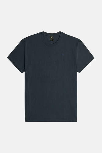 T-shirt bleu à manches courtes de G-Star RAW, avec un petit logo sur la poitrine.