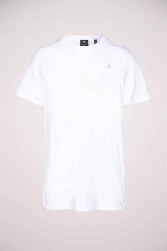 T-shirt blanc de G-Star RAW, à manches courtes et avec un petit logo sur la poitrine.