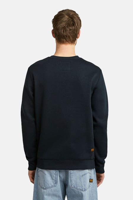 Sweat col O bleu - G-Star RAW
