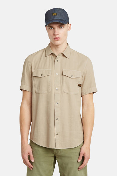 Chemise (manches courtes) Écru - G-Star RAW