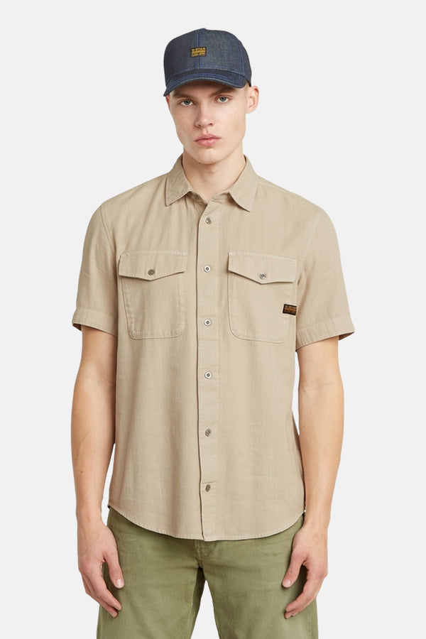 Chemise (manches courtes) Écru - G-Star RAW