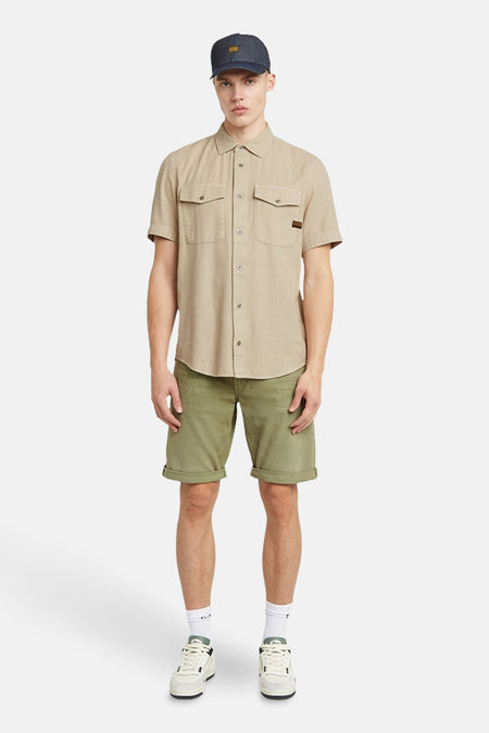 Chemise (manches courtes) Écru - G-Star RAW