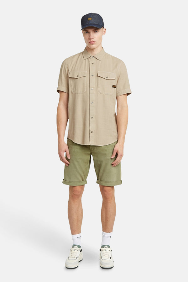 Chemise (manches courtes) Écru - G-Star RAW