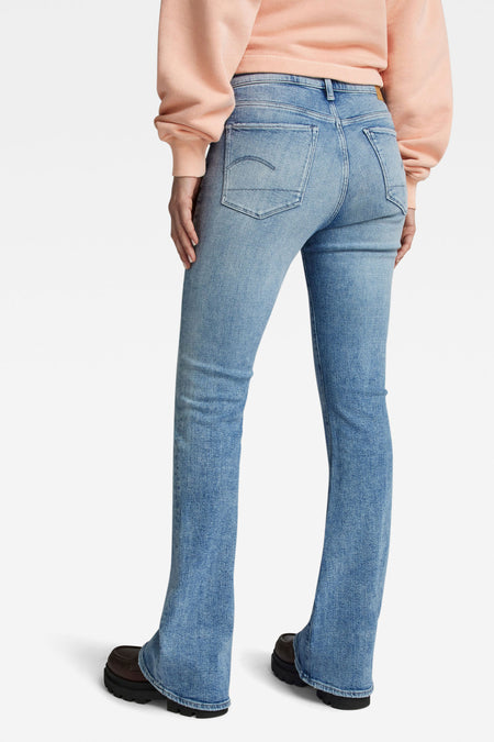 3301 FLARE - light blue denim