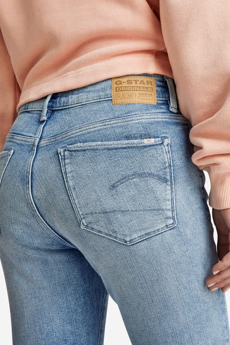 3301 FLARE - light blue denim