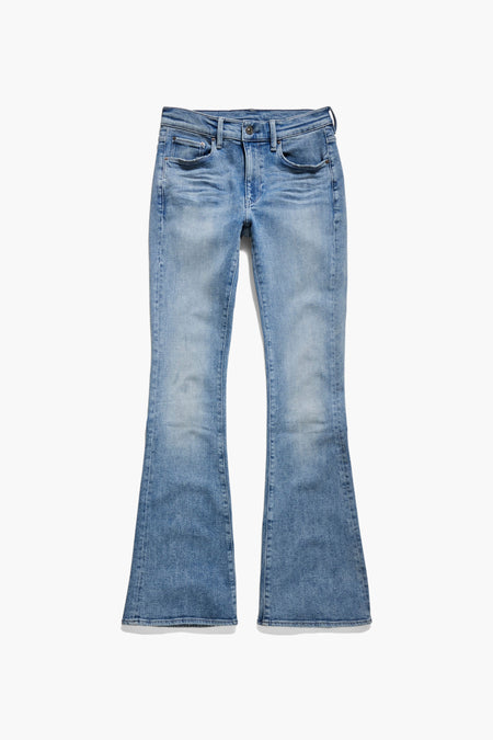 3301 FLARE - light blue denim