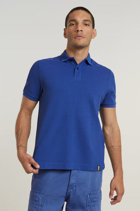 Polo à manches courtes - bleu