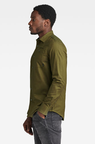 Chemise &agrave; manches longues - vert