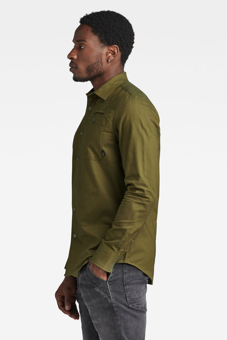 Chemise &agrave; manches longues - vert