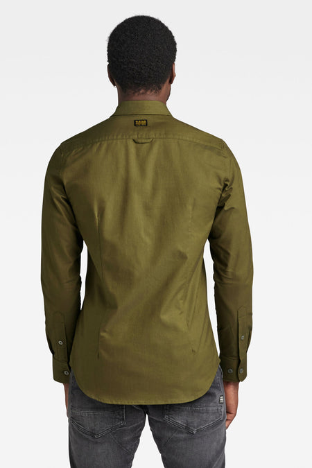 Chemise &agrave; manches longues - vert