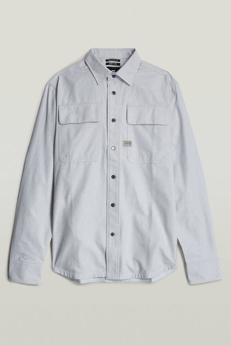 Chemise à manches longues - gris