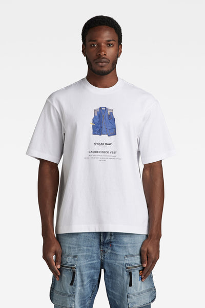 T-shirt (manches courtes) Blanc - G-Star RAW