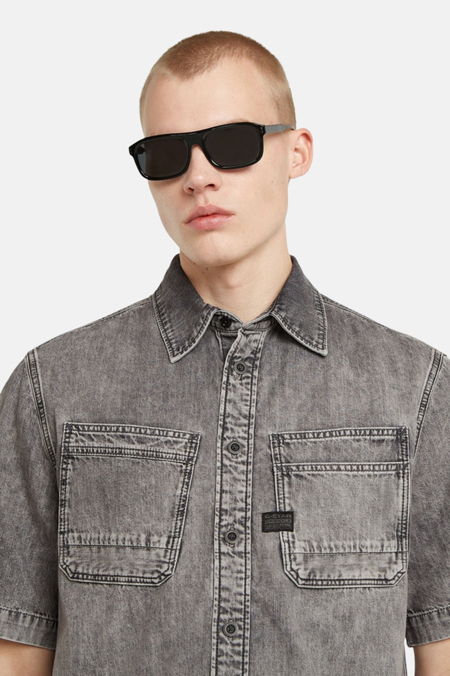 Chemise en jean Mid grey denim - G-Star RAW