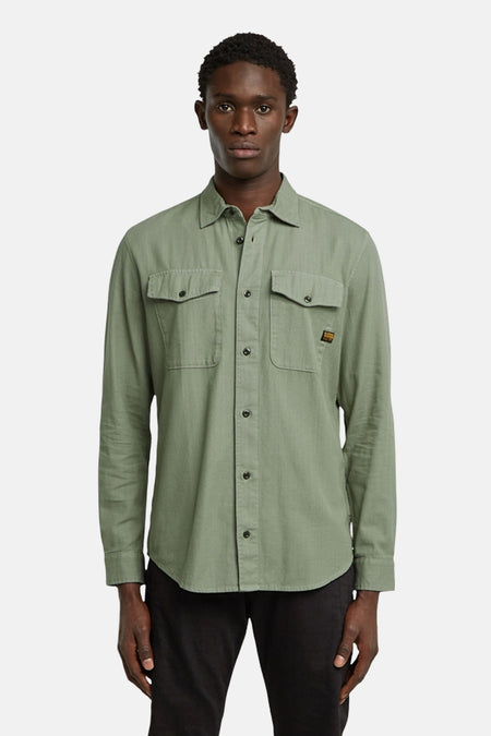 Chemise à manches longues - vert