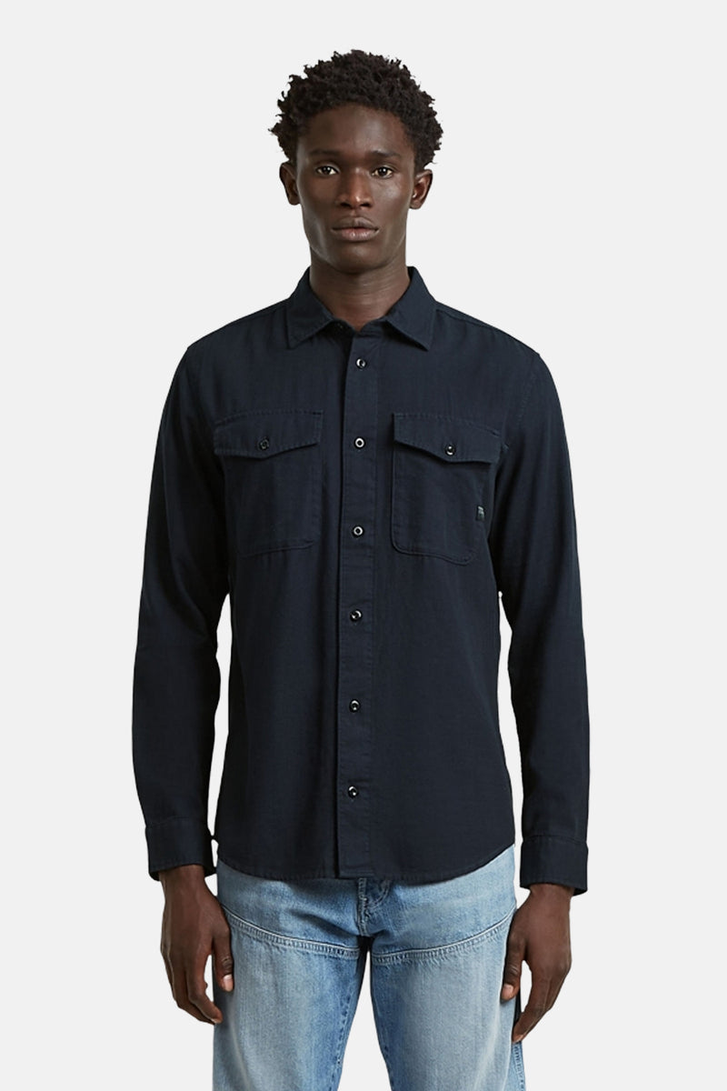 Chemise à manches longues - bleu