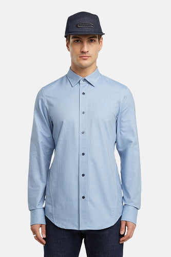 Chemise à manches longues - bleu
