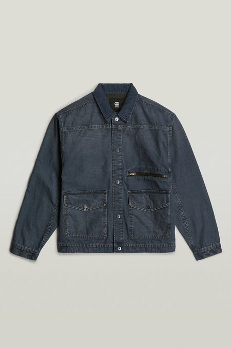 Veste en jean Dark blue denim - G-Star RAW