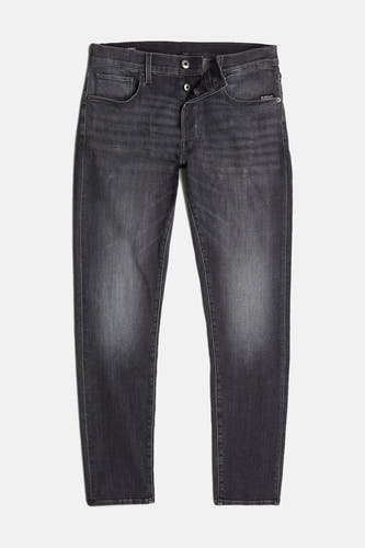 Jean slim fit bleu marine de G-Star RAW avec fermeture à boutons et lavage subtil.