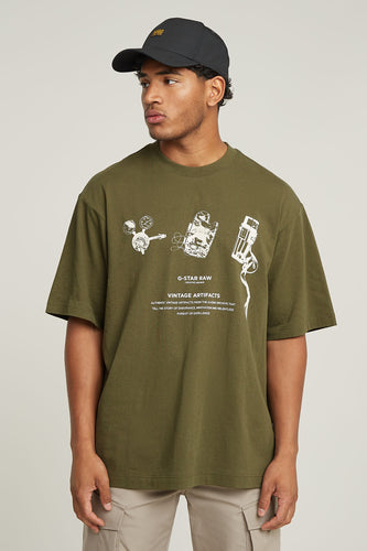 T-shirt à manches courtes - Kaki