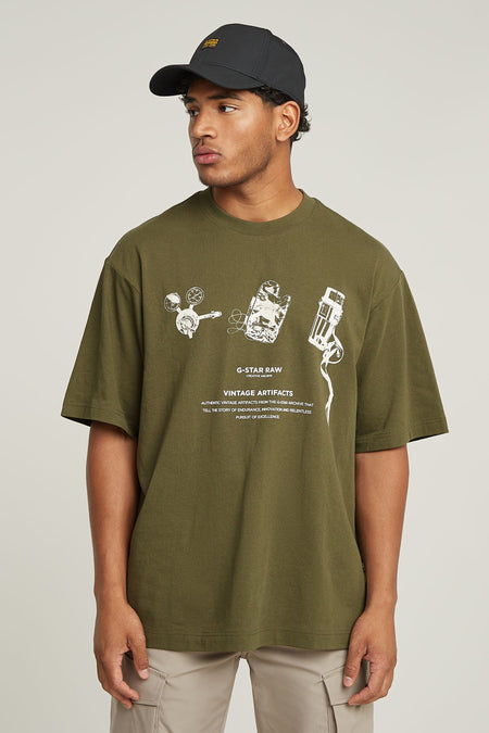 T-shirt (manches courtes) Vert - G-Star RAW